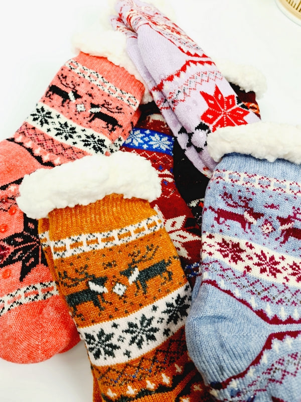 Neslystančios šiltos kojinės